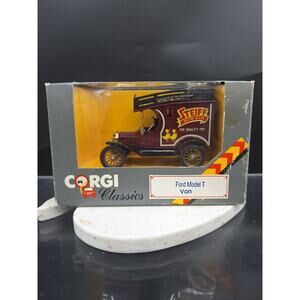 CORGI CLASSICS 1985 FORD MODEL T STEIFF BEAR VAN-Button Ear-DIECAST-MINT IN BOX